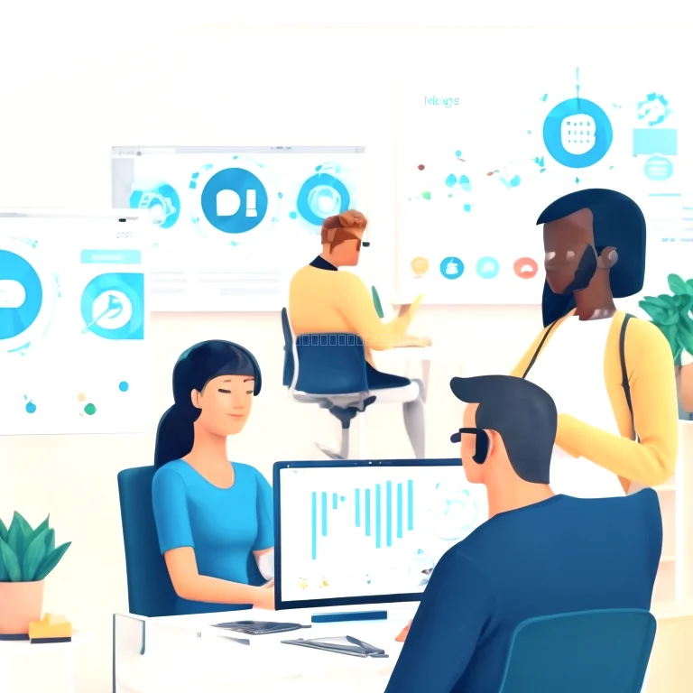 Happy students sharing success